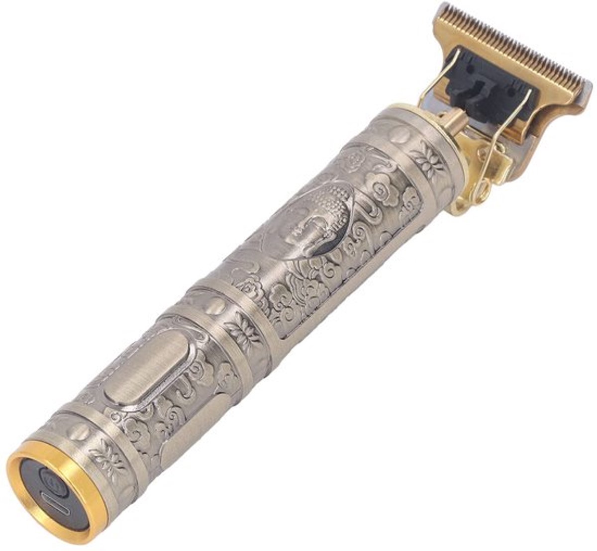 T-Blade Haartrimmer, Compacte Haartrimmer, Haartrimmer, USB Opladen, Wasbaar, Professionele Kapsel voor Mannen (Buddha Patroon)