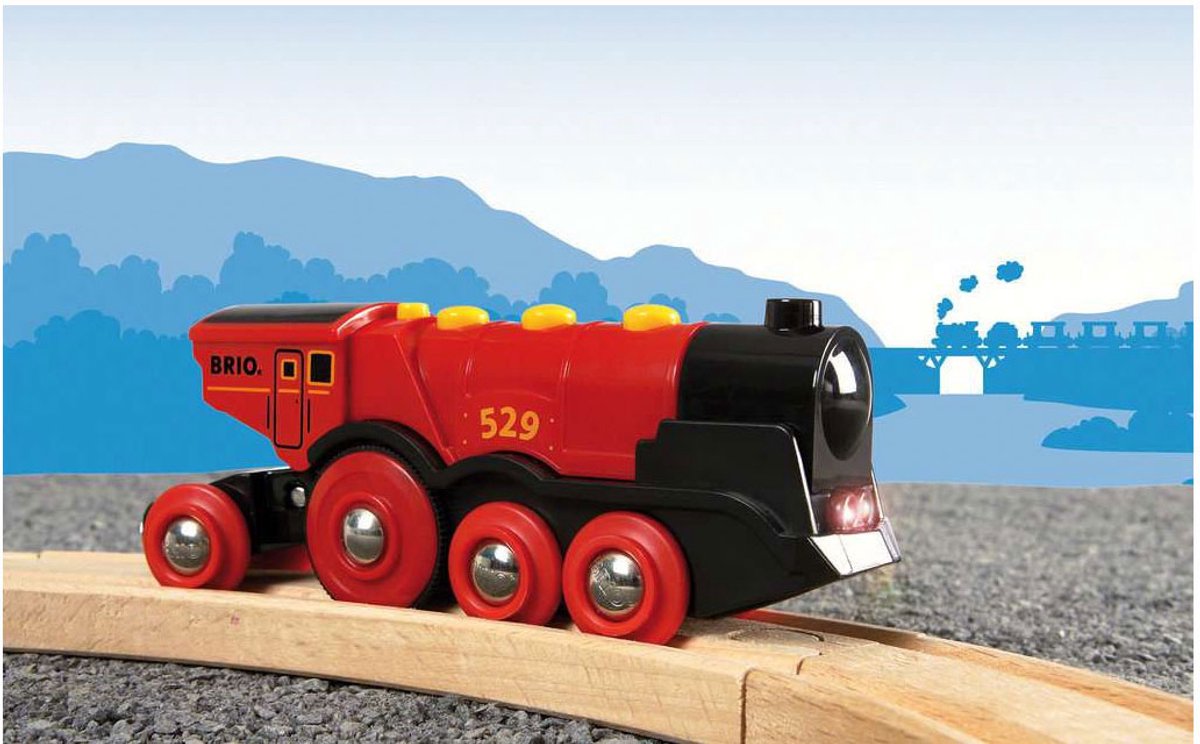 BRIO Rode locomotief op batterijen - 33592 — afbeelding 12
