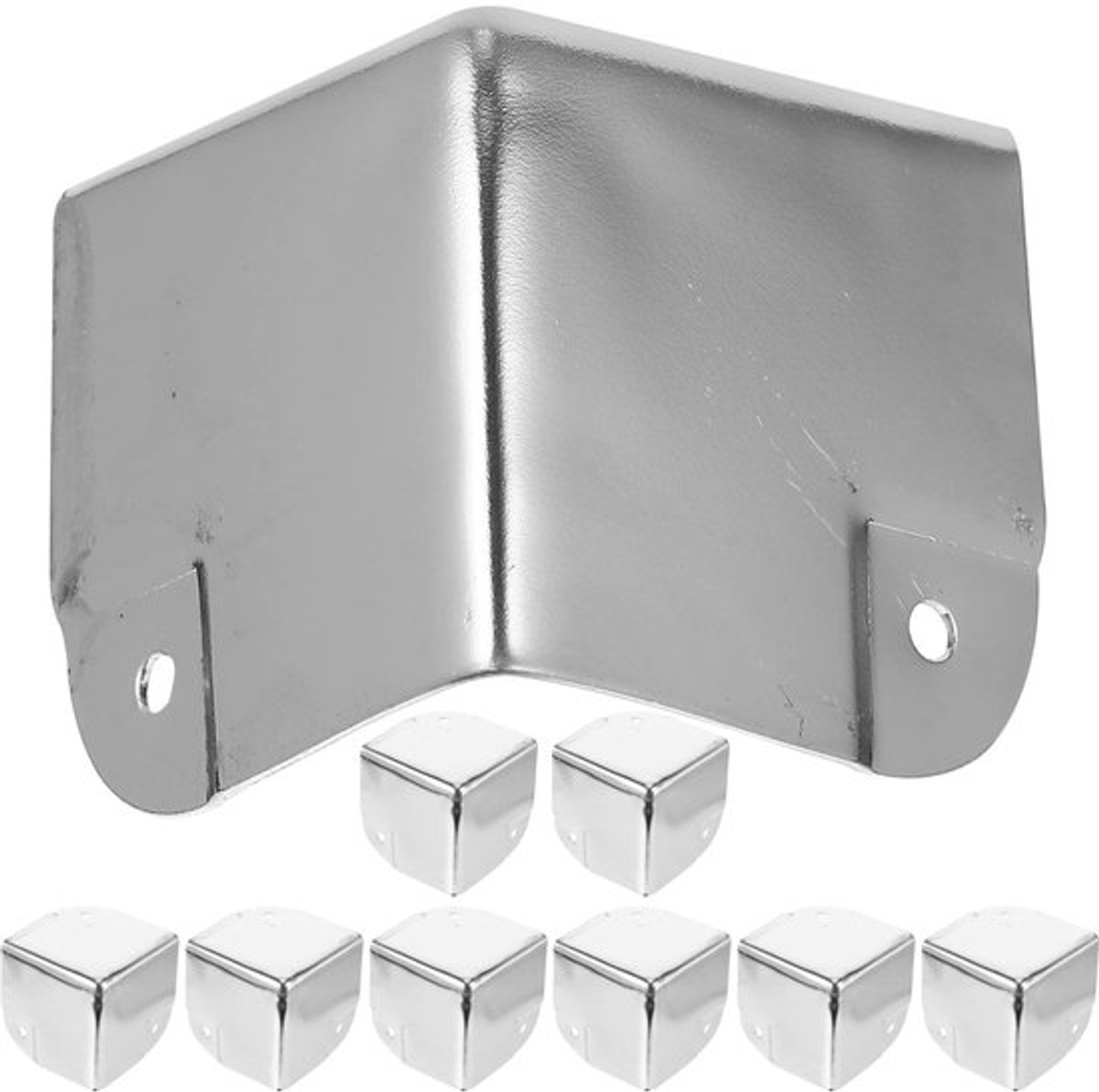 Hoekbeschermers voor metaal 10 stuks kasten luidspreker hoekrand | Beschermers voor kofferdozen kast hoek veiligheid beschermers decoratieve bumpers 5X5CM