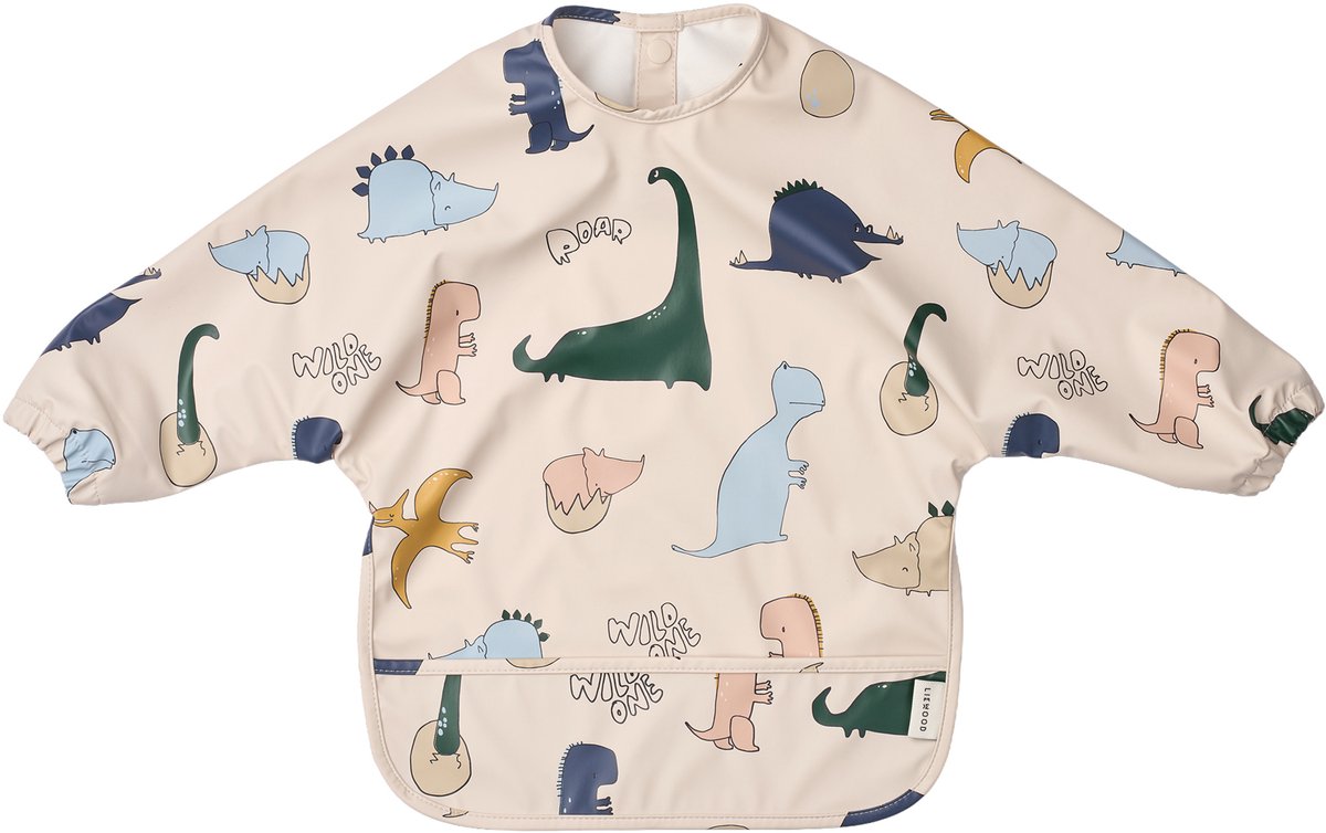 Liewood | slab met lange mouwen merle printed dino roar sandy