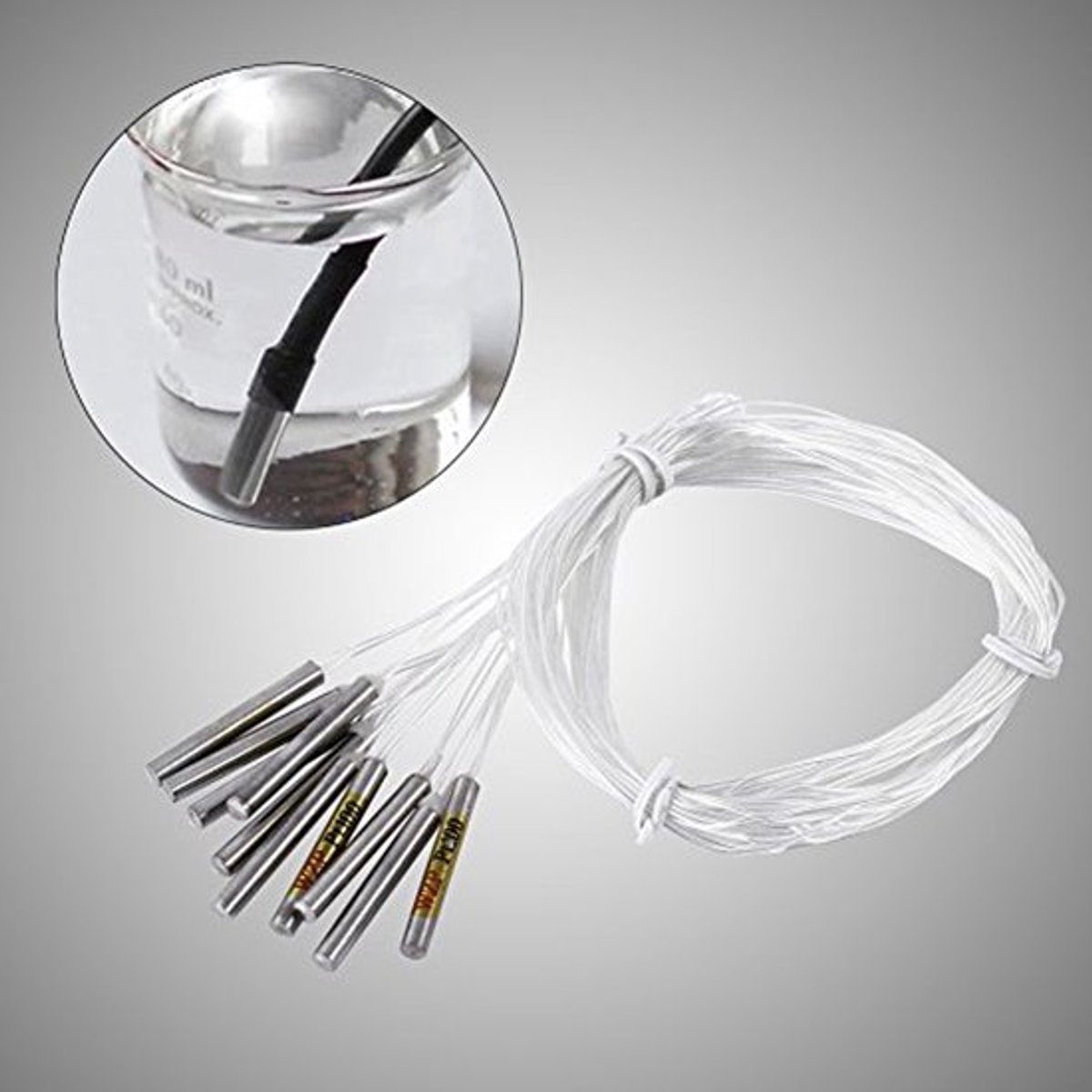 Temperatuursensor PT100 - Waterdicht -20 °C tot 250 °C - 50 cm