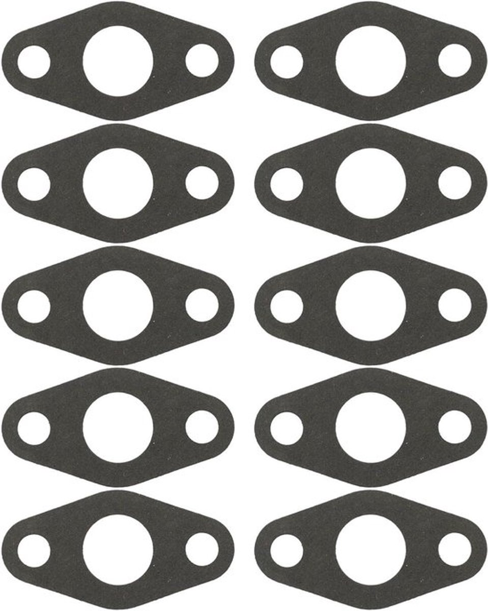 Turbo-olieretourafvoerpakking, 10 stuks Turbo-olieretourafvoerpakking Uitstekend afdichtingspapier Hoge taaiheid voor T3 T4 Turbo