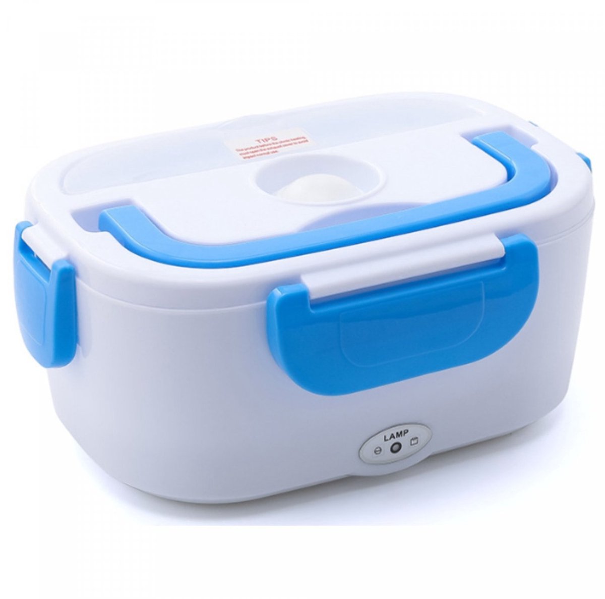 Elektrische Lunchbox – Verwarmde Broodtrommel – Draagbare Voedselwarmer – 1.5 Liter – Blauw