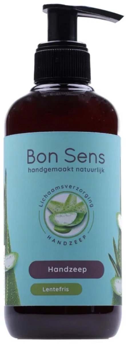 Le Bon Sens Handzeep Lentefris 250 ml - voor alle huidtypen, voor dagelijks gebruik, zonder microplastics, met aloë vera