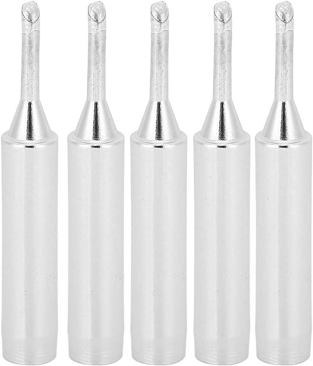 Set van 5 Soldering Iron Tips, 900M-T Loodvrije Soldering Kit met Duurzame Paardenschoenvormige Tips voor Elektronica en Circuitborden
