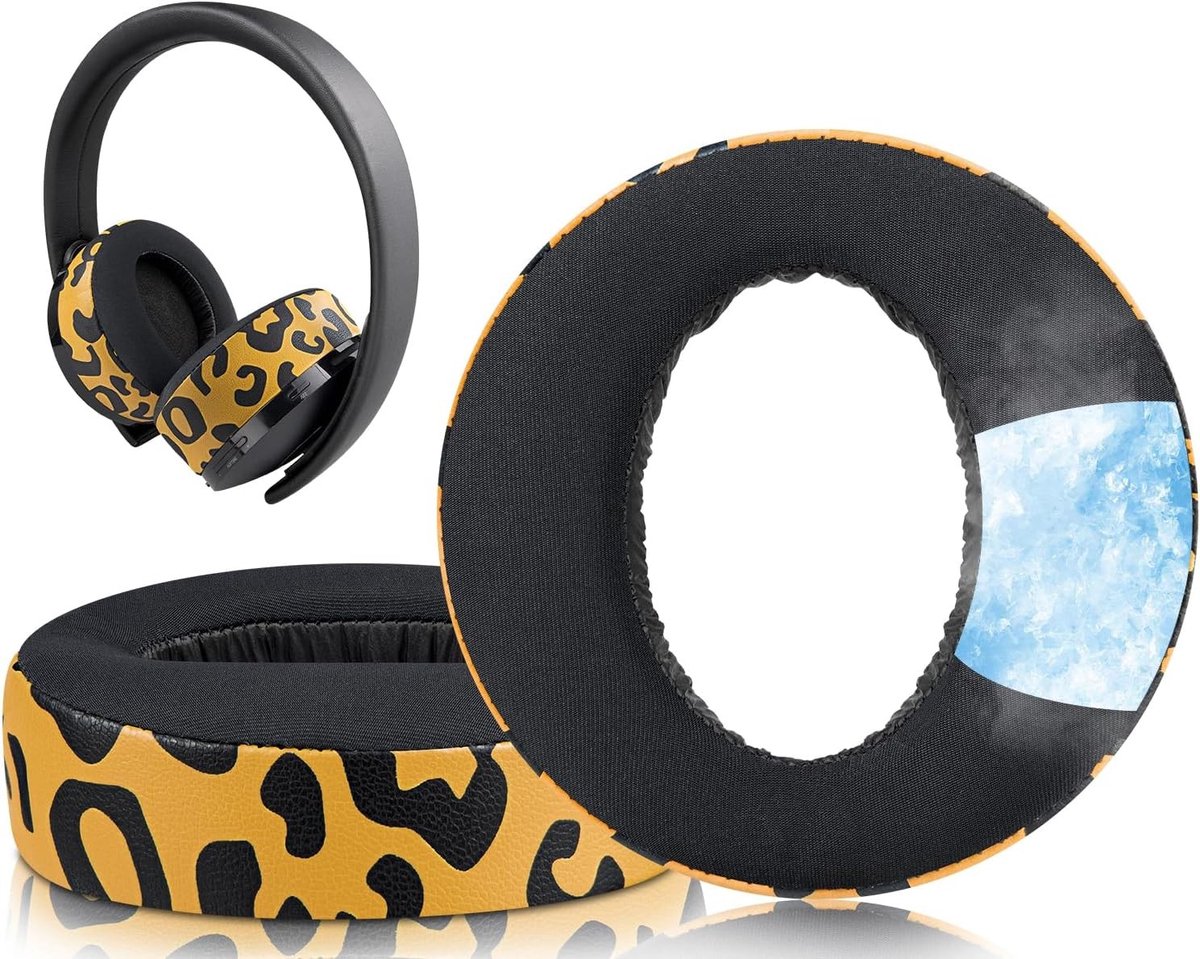 Vervangende Koelgel Oorkussens voor Draadloze Playstation PS4 Headset, Comfortabele Oorkussens voor Gaming, Geschikt voor CUHYA-0080 Model