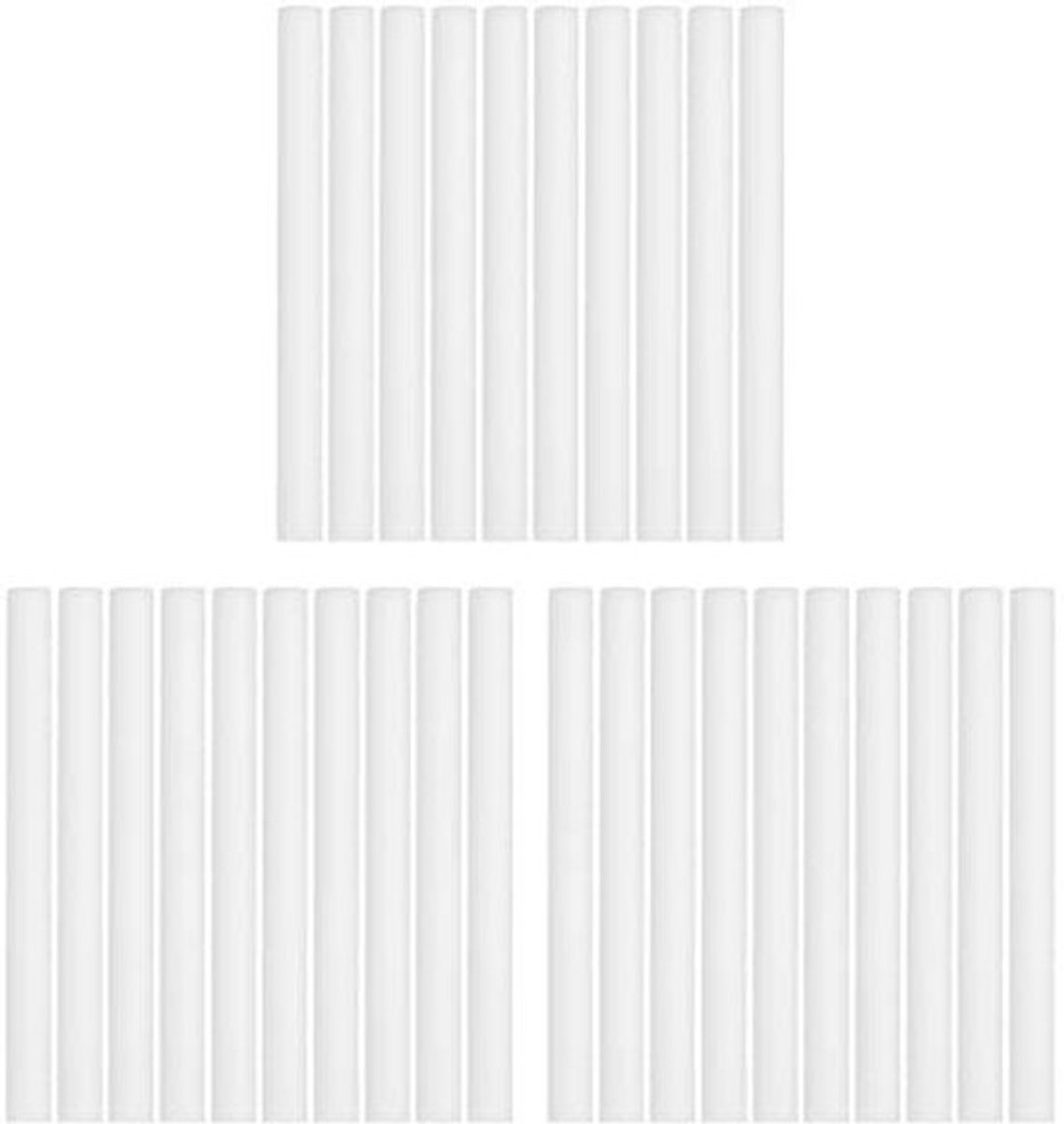 30 stuks luchtbevochtiger wattenstaafjes waterabsorptie mist luchtverspreider filterstaafjes vezelkatoen navulling staafjes verstuiver vervangende accessoires 8x100mm