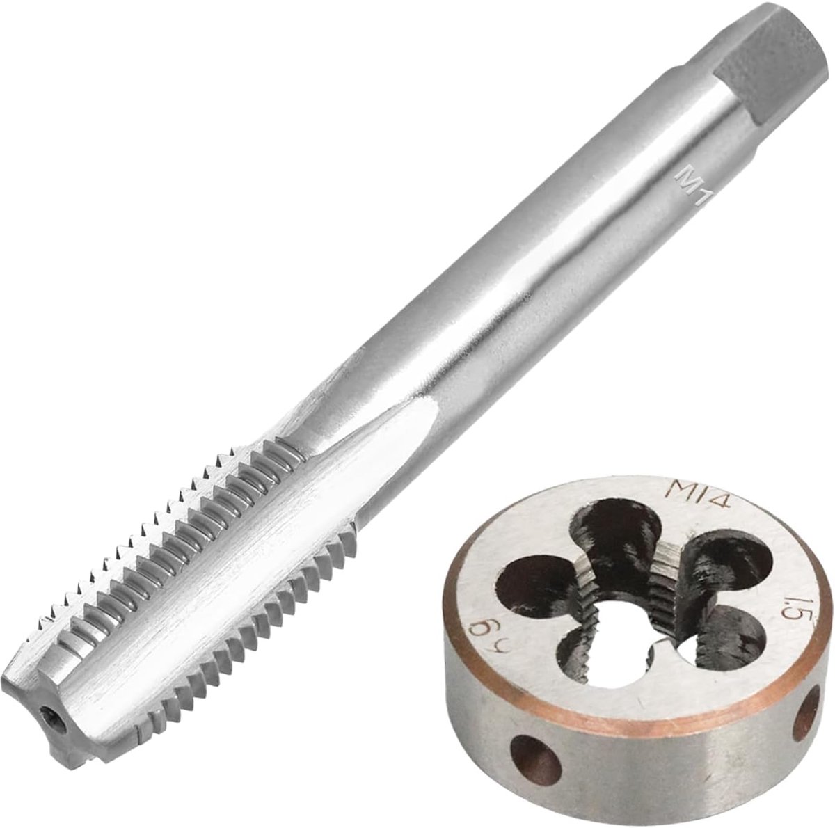 M14 x 1,5 tap en snijplaat set - HSS - rechtse draad