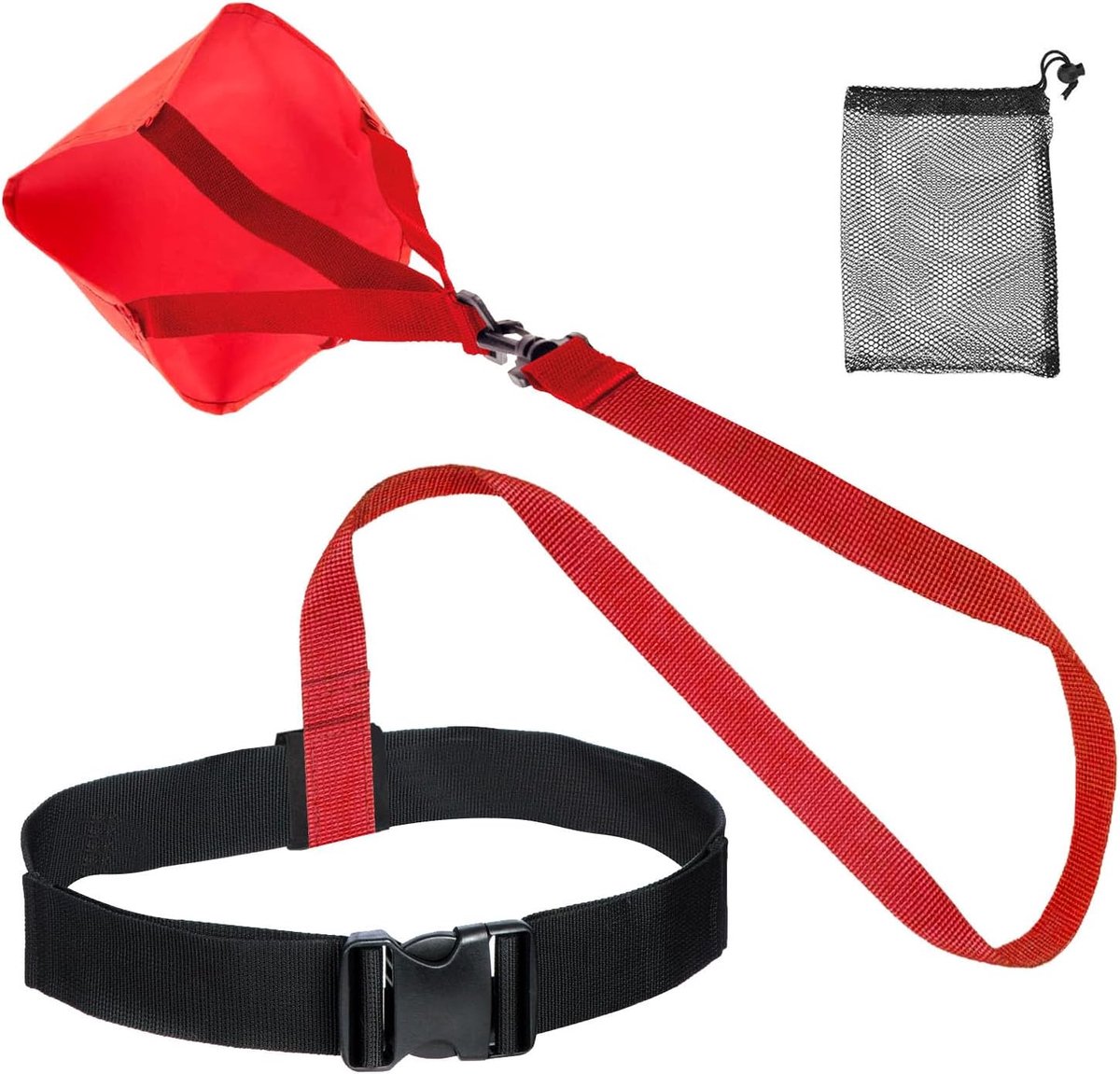 Zwemtrainingsapparatuur - zwemweerstandsparachute - zwemparachute - weerstandstrainingsapparatuur - zwemritmetrainer - kracht- en snelheidstraining