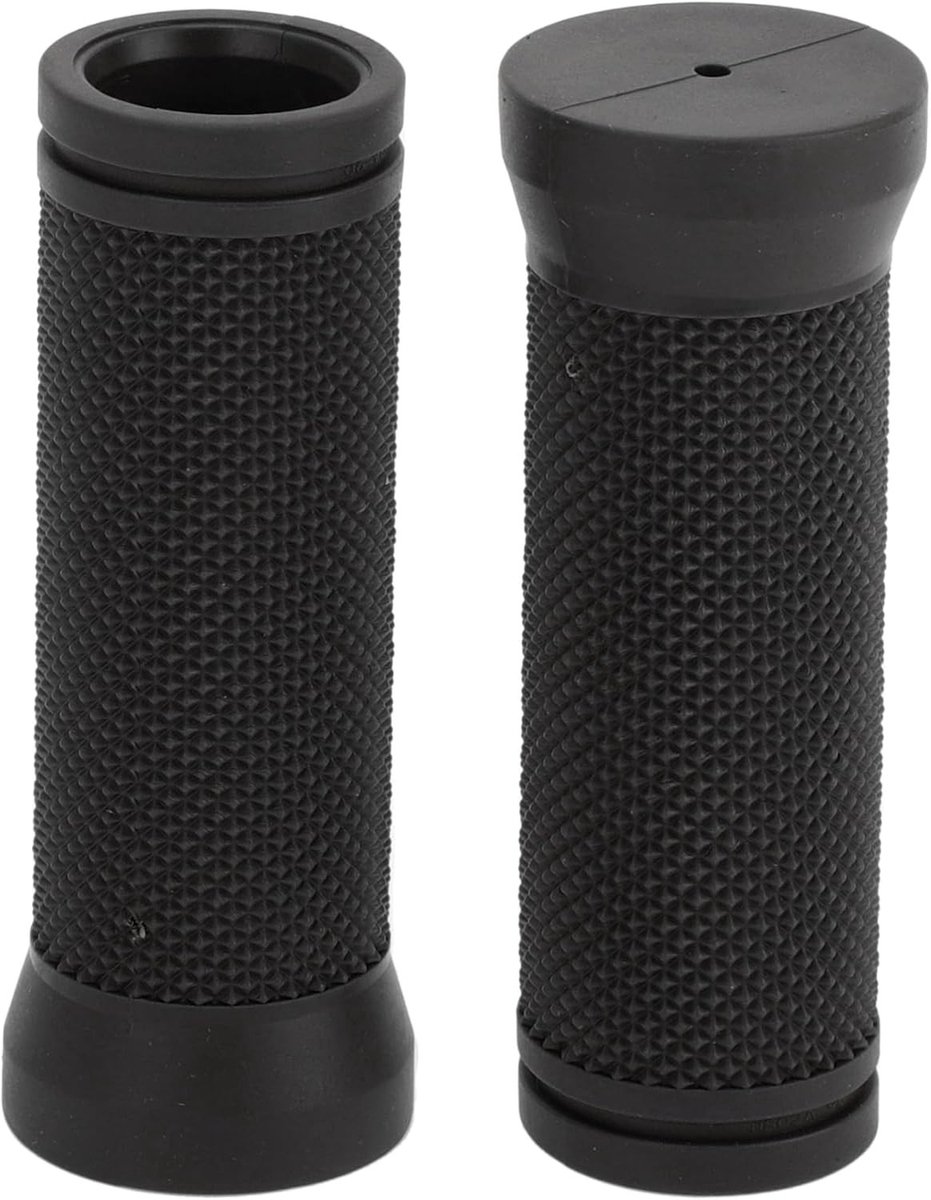Lichtgewicht Fietsstuurgrepen 90 mm - Duurzame Grip Covers voor Fiets End Grip Bescherming, Zwart, 1 Paar