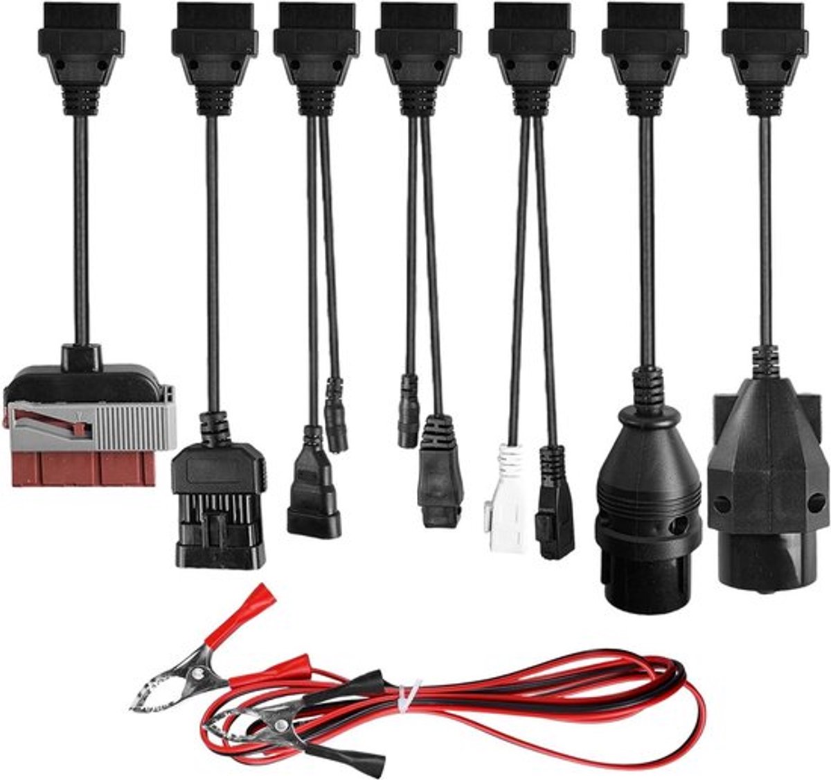 8-delige universele auto OBD2 OBD1 diagnoseadapter kabelset voor TCS CDP Pro Delphi CDP+ DS150er