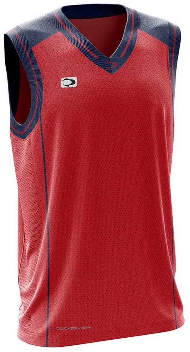 John Smith Balca 16 Mouwloos T-shirt Rood,Blauw 3XL Man