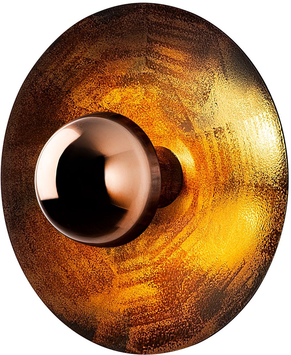 Asir - Wandlamp - Koper - Ø 28 x 26 cm