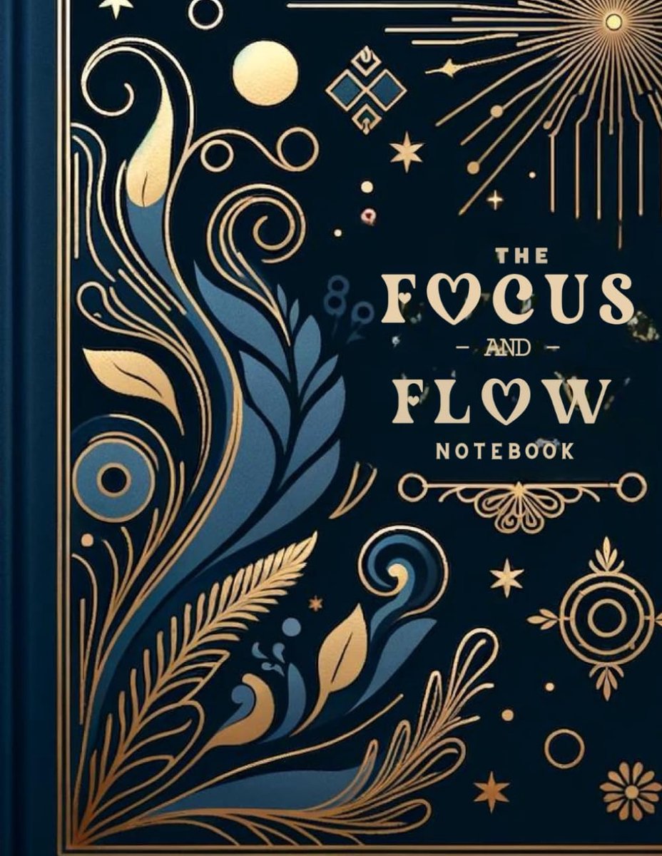 Notitieboek Focus & Flow - A5 formaat - Gelijnd papier - Perfect voor creatieve ideeën - SnelShoppen