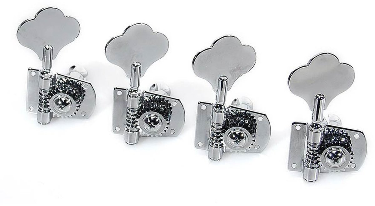 Fender 36400049 bass machine heads, Standard Series, chrome, set of 4