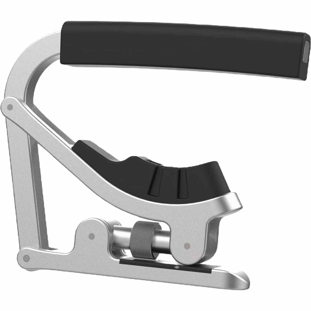 CLX Capo STL Adjustable SLV Capo voor Stalen Snaren Verstelbaar Zilver met Precisie-instelling