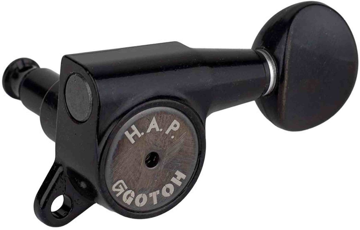 Gotoh GTH13886 SG381 stemmechanieken met HAP and 05 knoppen, 6L, zwart