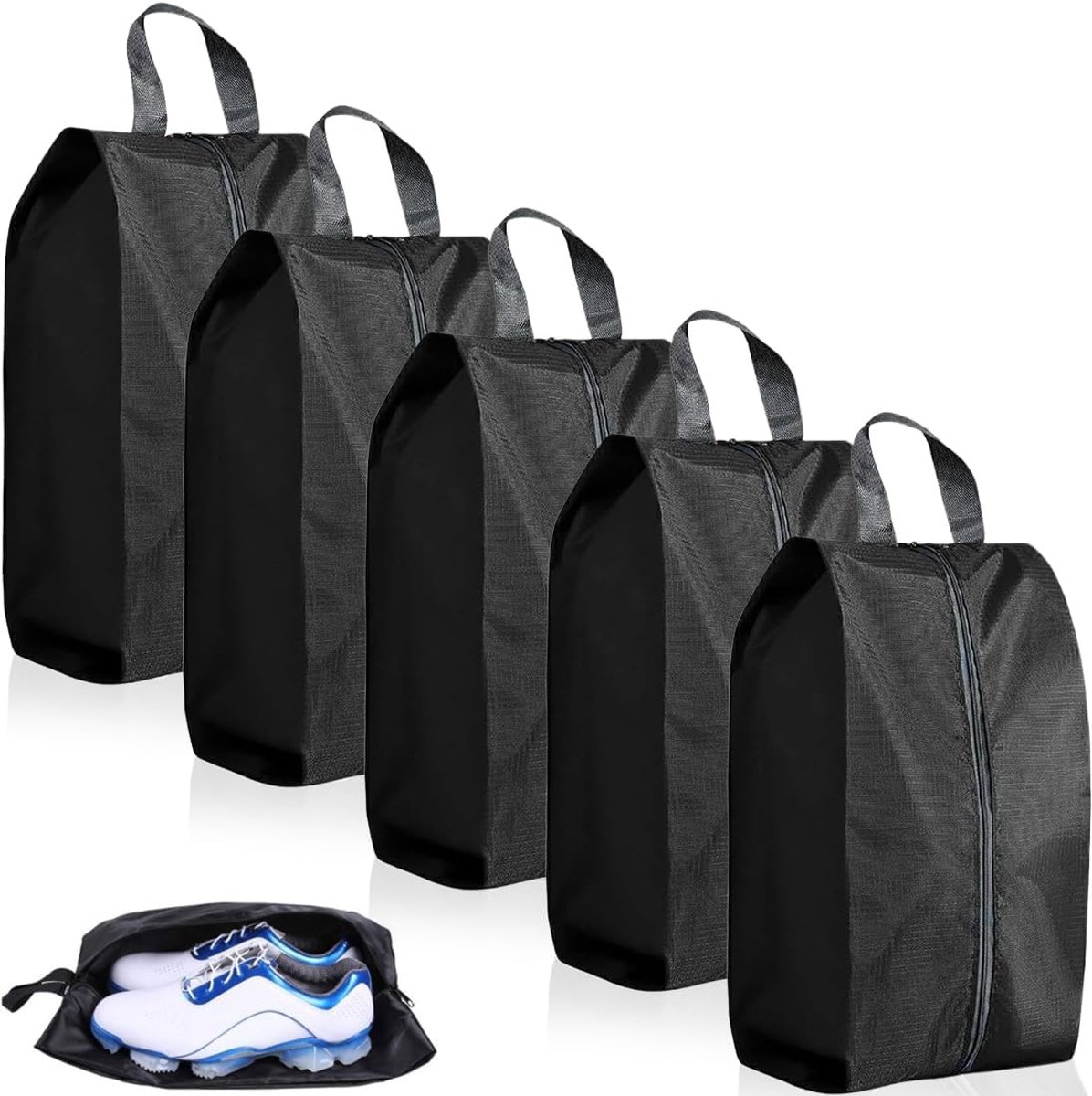 Schoenen tas 5pcs - draagbaar, stofdicht - voor opbergen en organiseren - ideaal voor reizen - SnelShoppen