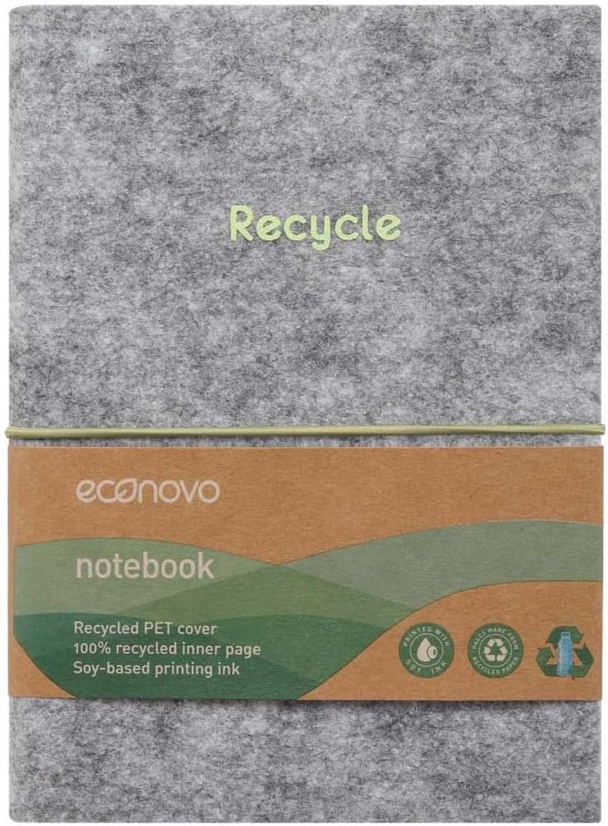 notebook A5 - 96 vellen - PET-vilt - ideaal voor notities - SnelShoppen