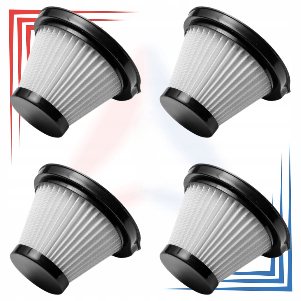 AreoSe - Stofzuigerfilter voor Deerma DX115S DX115C - 4 stuks