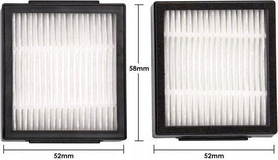 AreoSe - HEPA-filter voor iRobot Roomba Combo J7+ plus/Combo j9+/ Combo 10 Max - 6 stuks