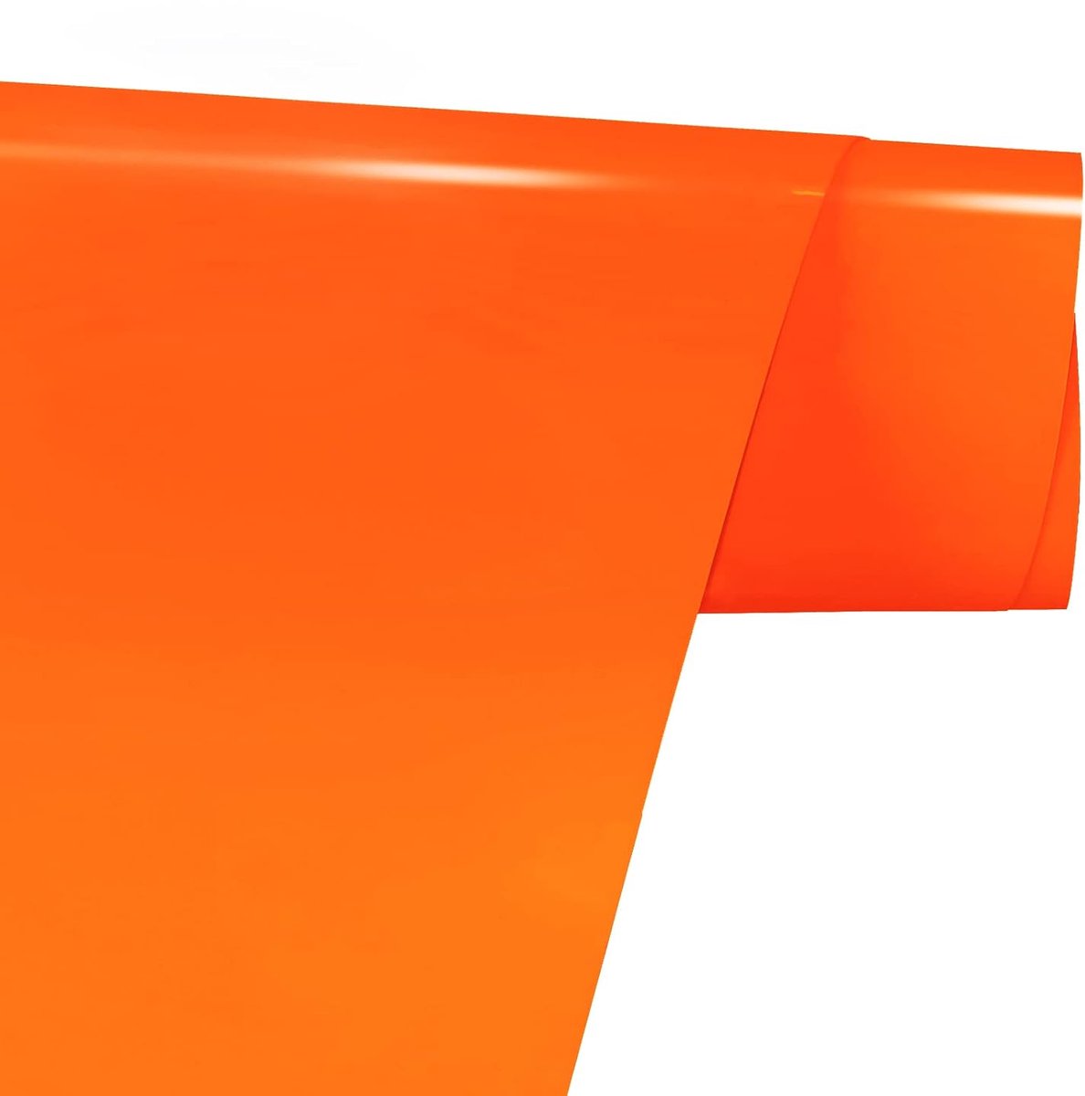 textiel, 30,5 cm x 3 m, strijktransferfolie (neon oranje-D)