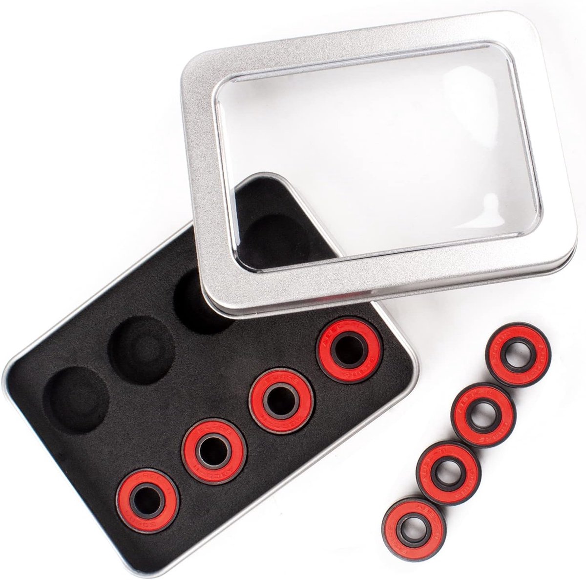 Lagers ABEC 11, 8 stuks snelheidslagers voor skateboard, scooter, inlineskates