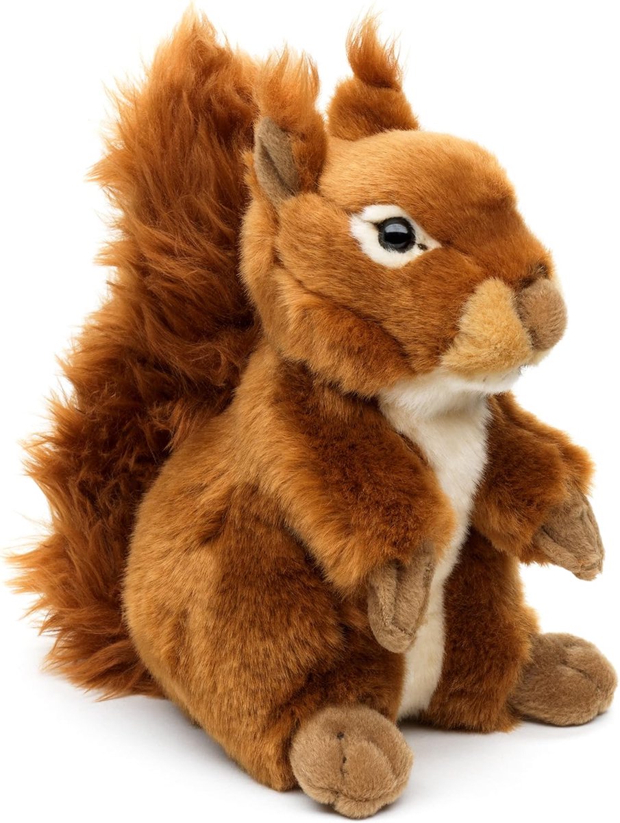 - Staande eekhoorn - 22 cm (hoogte) - pluche eekhoorn - pluche, knuffeldier