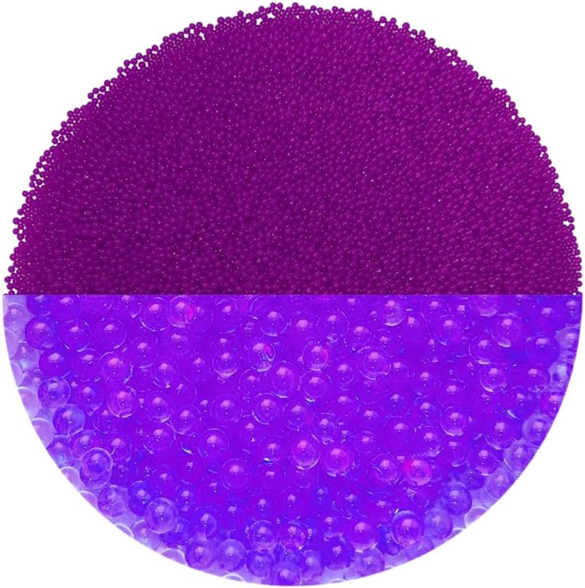 trendfinding 100 g watervasthoudende decokorrels paars, korrelgrootte 1,5-2 mm, decoratie voor bloemen en planten, 10 liter, zeer zuinig, veelzijdig gebruik