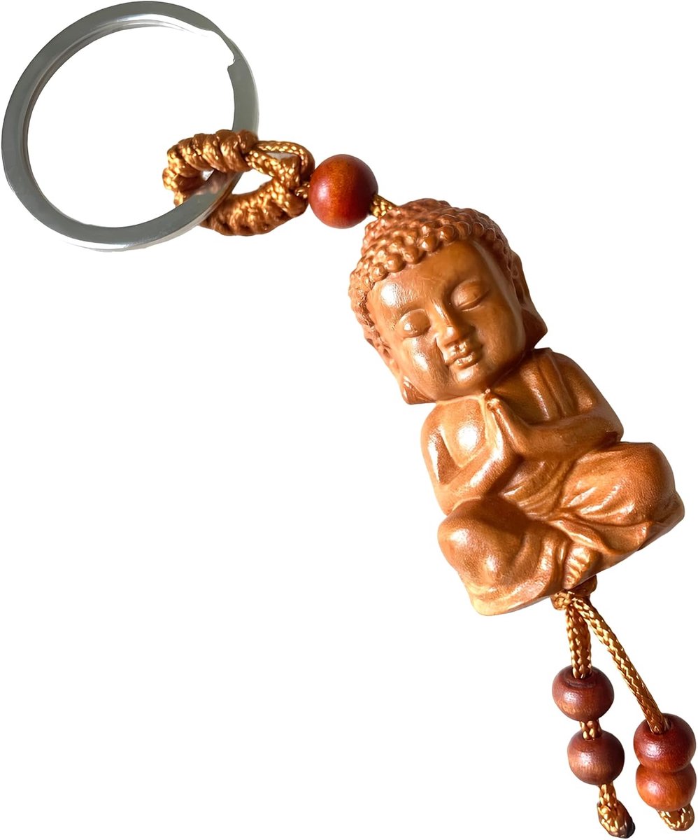Houten Boeddha Snijwerk - Spiritueel Geluksbrenger