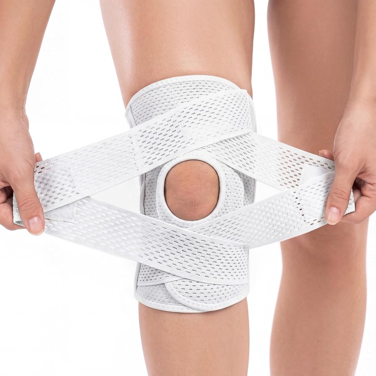 Kniesteunbrace Voor Mannen En Vrouwen,Kniesteun,Meniscus Met Patella Gelpads En Zijstabilisatoren,Kniesteun Voor Gezwollen Acl, Pees, Liggament En Meniscusletsel,Voor Gym,Gewichtheffen