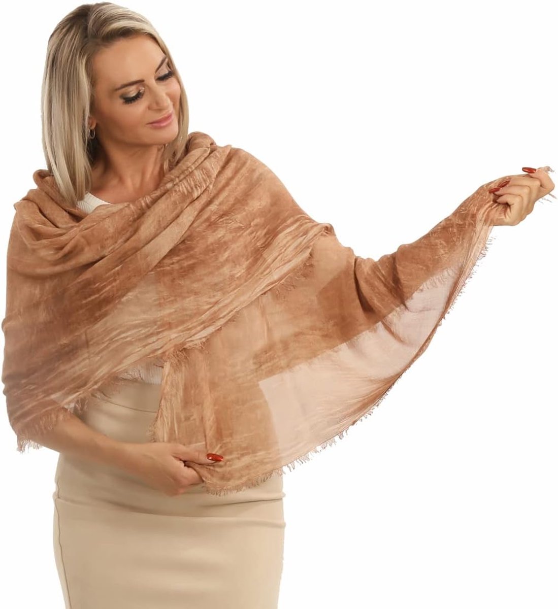 Sjaals voor dames en heren, lichtgewicht, stijlvol en perfect. Gemaakt in Italië, combineren deze sjaals luxe met tijdloos design. Halsdoek voor elke gelegenheid - Sjaal Winter