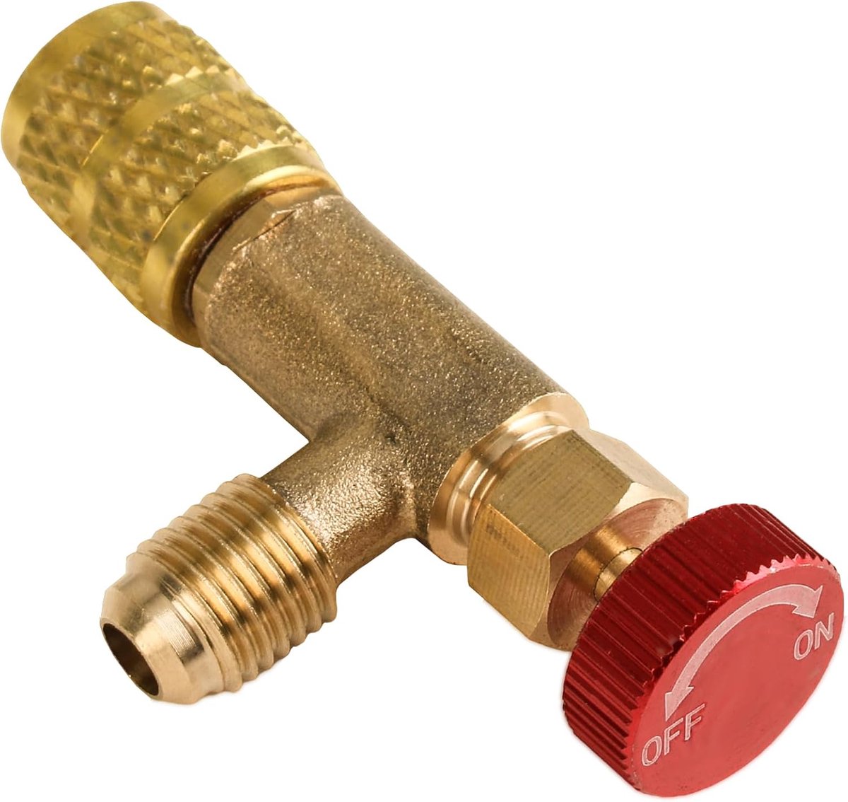 R410A - 1/4 inch - 5/16 inch veiligheidsventiel voor airconditioning - regelventiel voor koelmiddel, bescherm je airconditioning