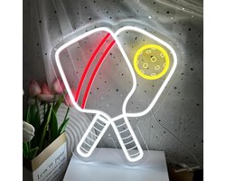Pickleball Neon Sign - Dimbaar LED - USB met Schakelaar - Perfect voor Jongenskamers - SnelShoppen