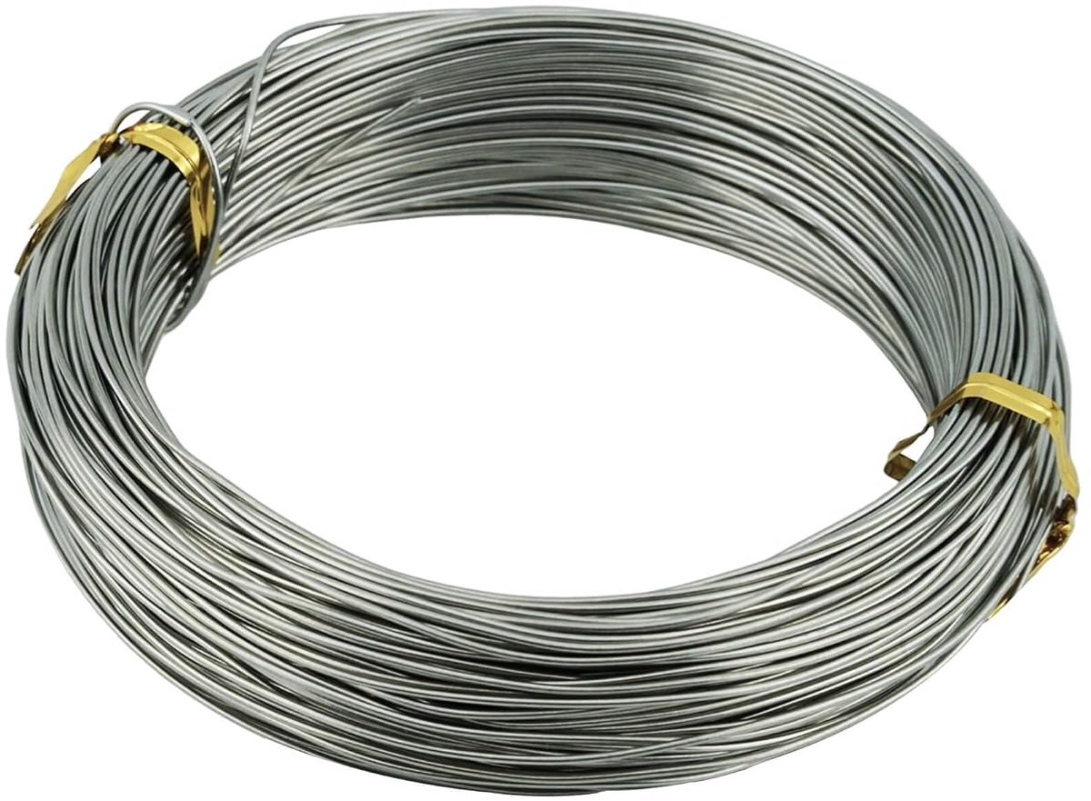 Zink pure draad 99,9%, 1,0mm, 50m, gewijd aan het laboratorium.