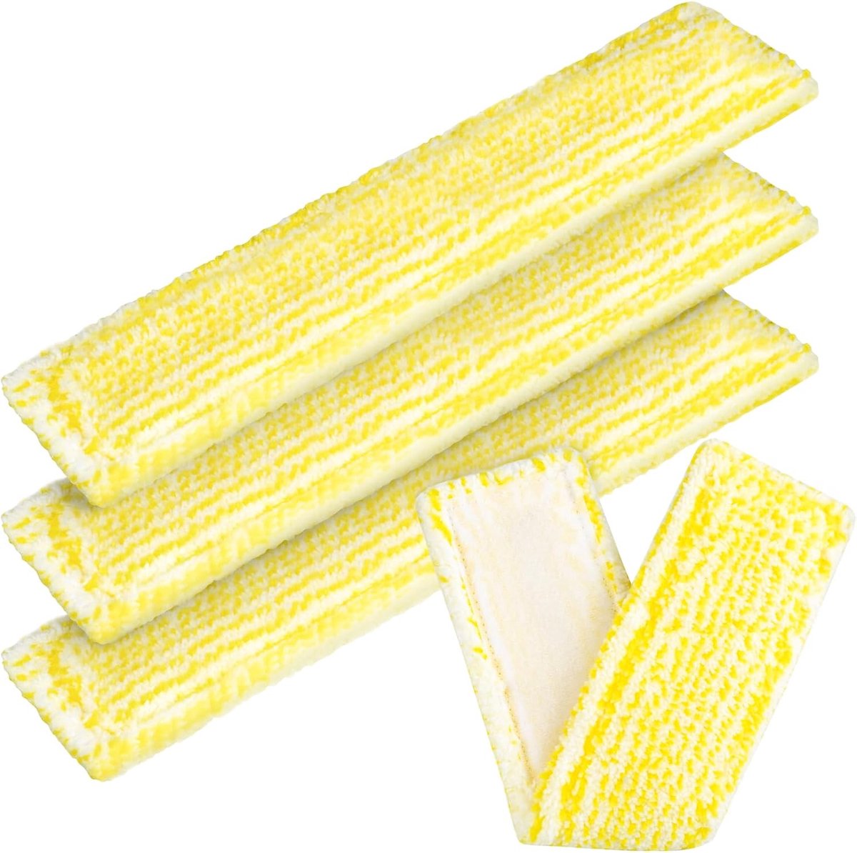 Microvezel wisserovertrekset voor Kärcher WV raamreiniger, 4 stuks microvezel wisserovertrek, reserveonderdelen compatibel met Kärcher raamzuiger WV2 WV5 WV6 Plus Premium