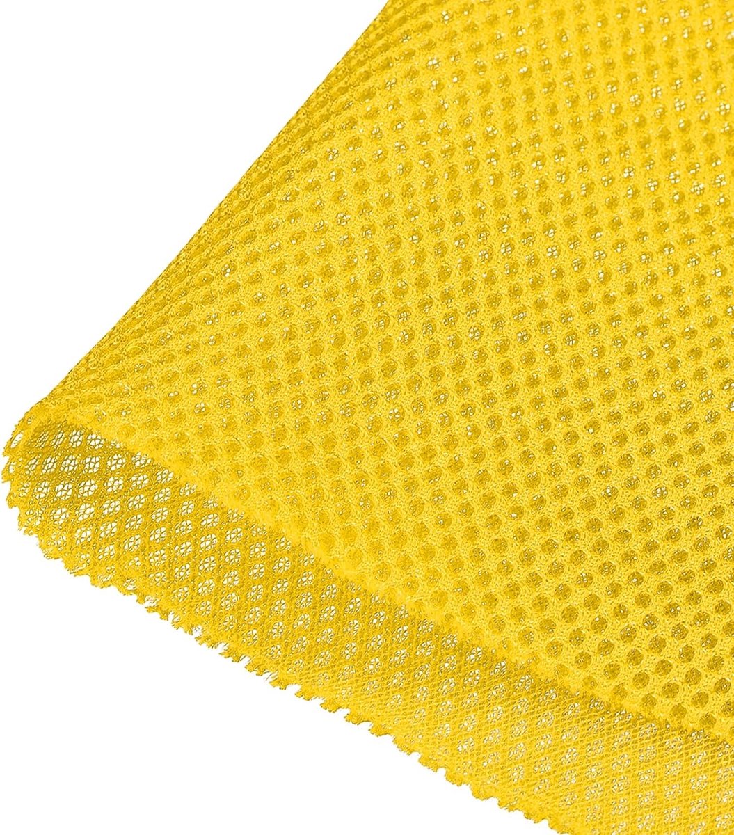 Grill Doek Stereo Mesh Stof Beschermende Stofdichte Doek, [voor Home Speaker Reparatie] - 49 cm x 59 Inch/Geel