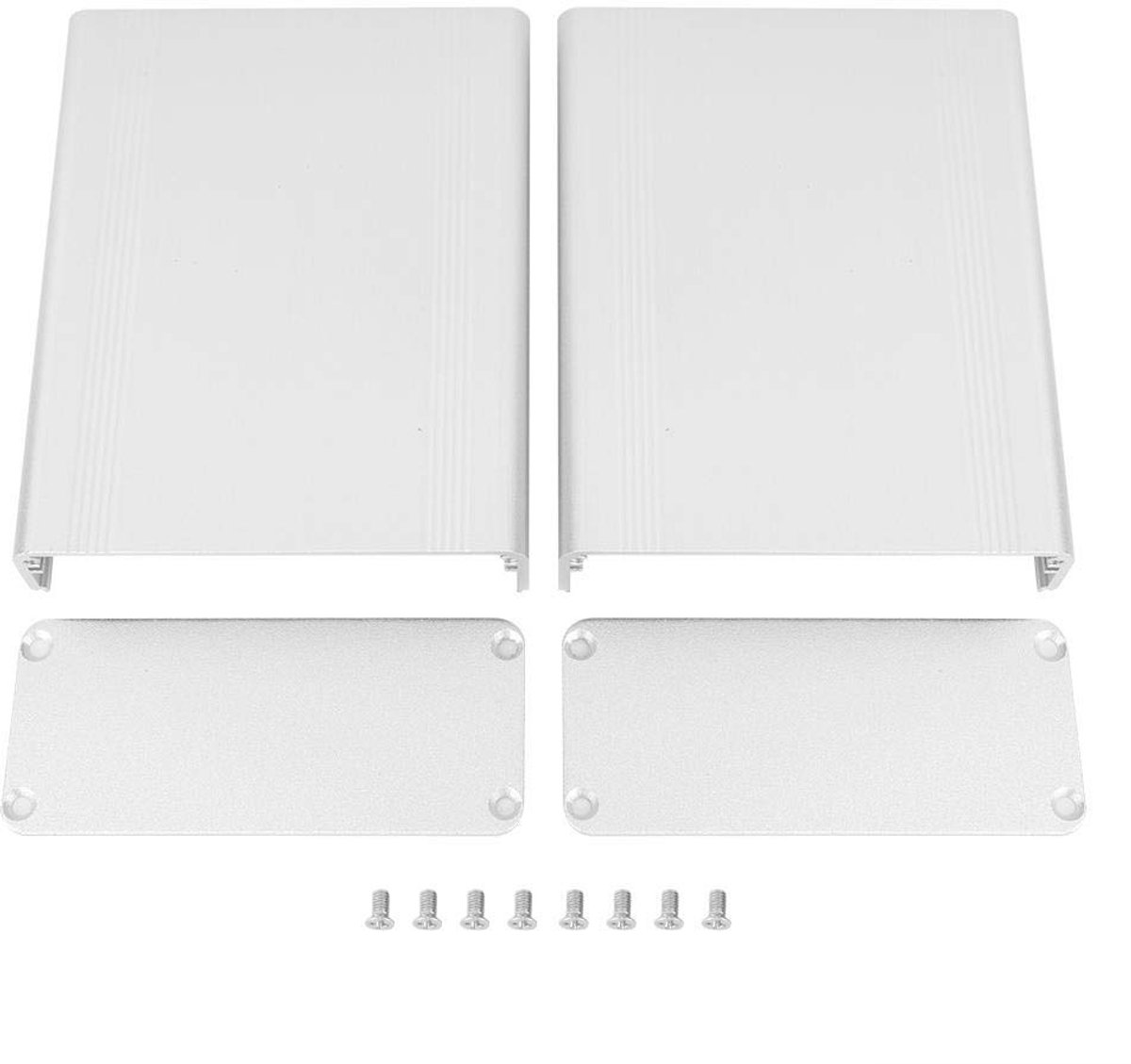 38x88x110mm Behuizing Elektronische DIY Circuit Board Project Beschermende Doos Aluminium Koeling Case voor Controllers, GPS, Elektronische Producten