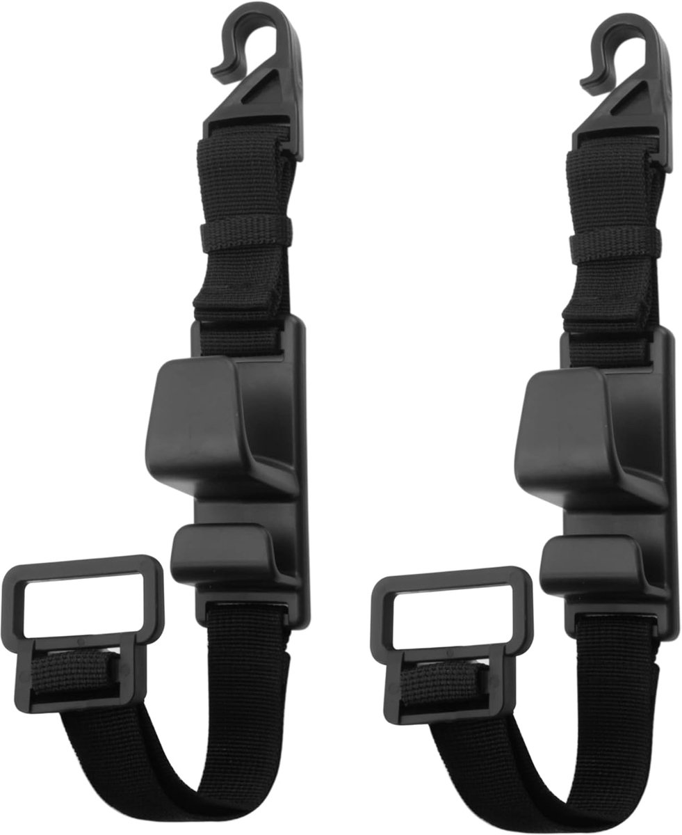 2-Pack Hoofdsteun Haken voor Auto Universele Interieur Auto Voertuig Terug Voorstoel Hanger Houder Organizer voor Handtassen Portemonnees Jassen en Boodschappentassen