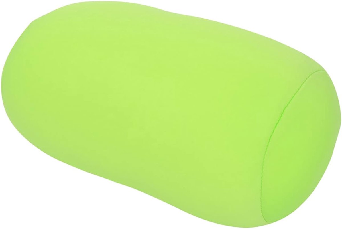 SnelShoppen - Microbead Bolster Tube Kussen - Ronde Cervicale Rol Mini Microbead Rugkussen - Bead Stress Relief Beanie Kussen voor Ontspanning, Thuis,