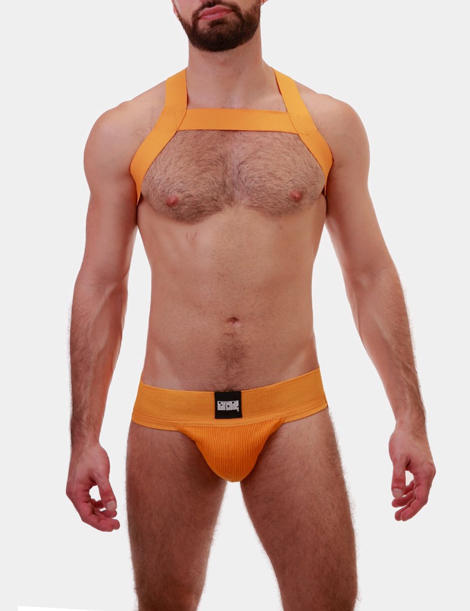Barcode Berlin Multipack 1x Sergey Jockstrap + 1x Matt Harness Yellow - MAAT - Heren Ondergoed - Jockstrap voor Man - Mannen Jock