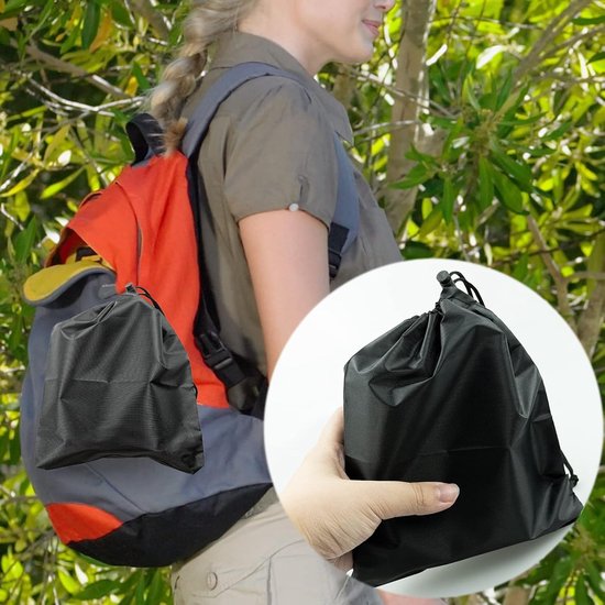2 Stks Zwart+Legergroen Opvouwbare Schuimmat Opvouwbare Seat Mat met 2 Zakjes Draagbare Waterdichte Seat Pad Wandelen Seat Pad voor Outdoor Wandelen Camping Picknick Park — afbeelding 5