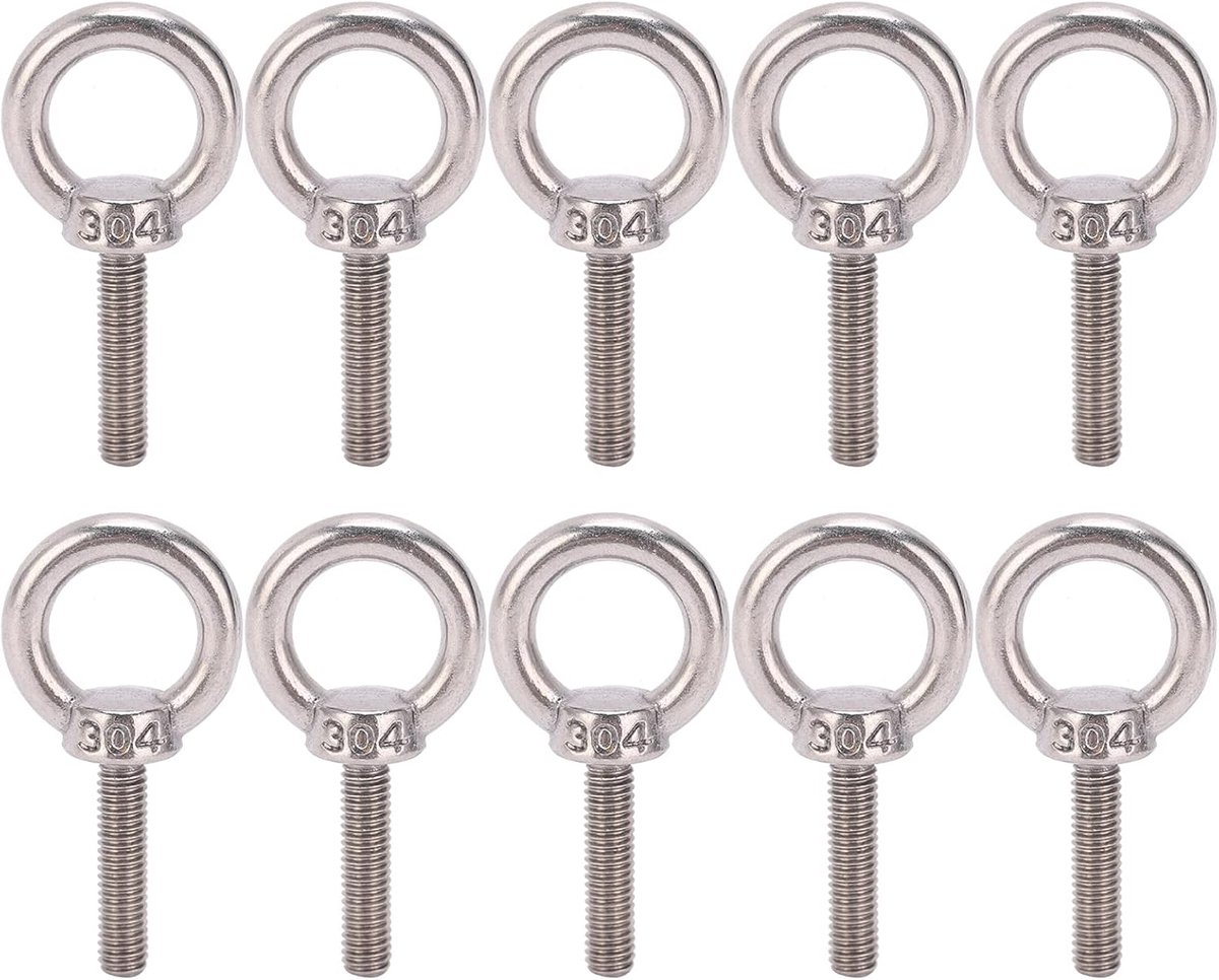 Oogbouten, M6x25 Oogschroefbout, Hijsring Met Schroefdraad, Ronde Ringschroefbevestigingshardware Voor Machineapparatuur