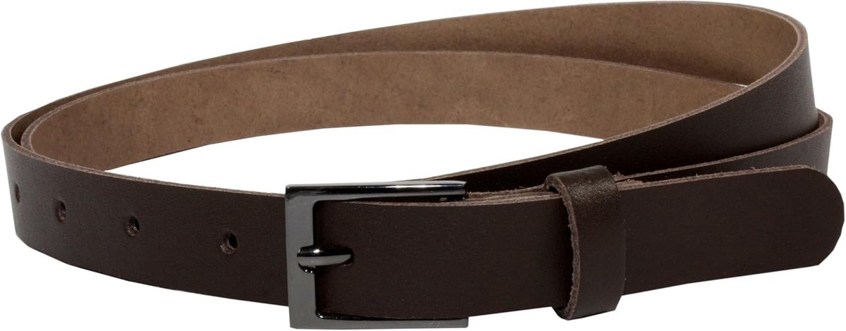 Lederen riem echt leer, Made in Germany, 2 cm breed en ca. 0,25 cm dik, riem, heupriem, jeansriem