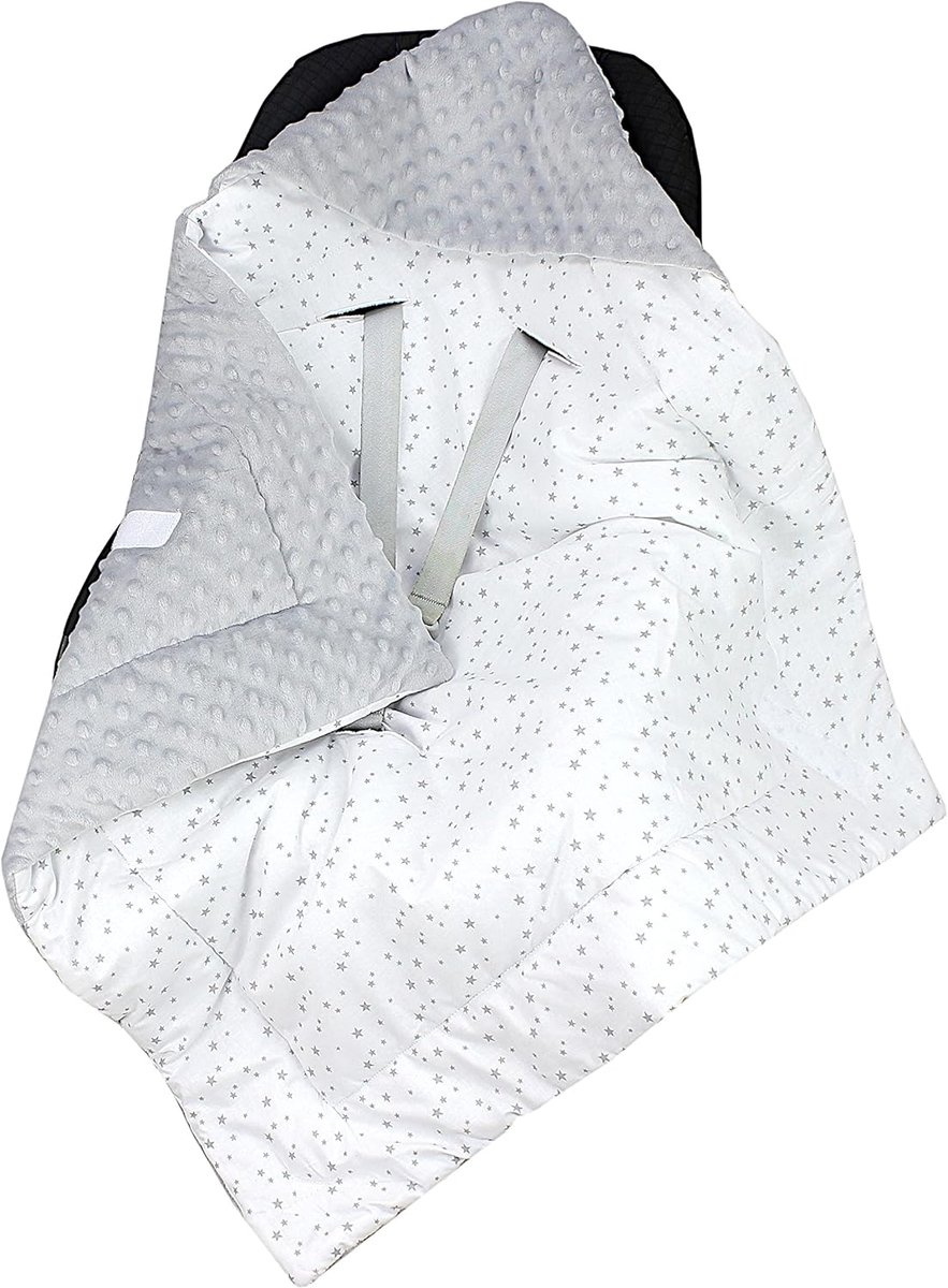 Baby Winter Wikkeldeken voor Babyschaal, Sterrenbeeld/Wit/Grijs, One size