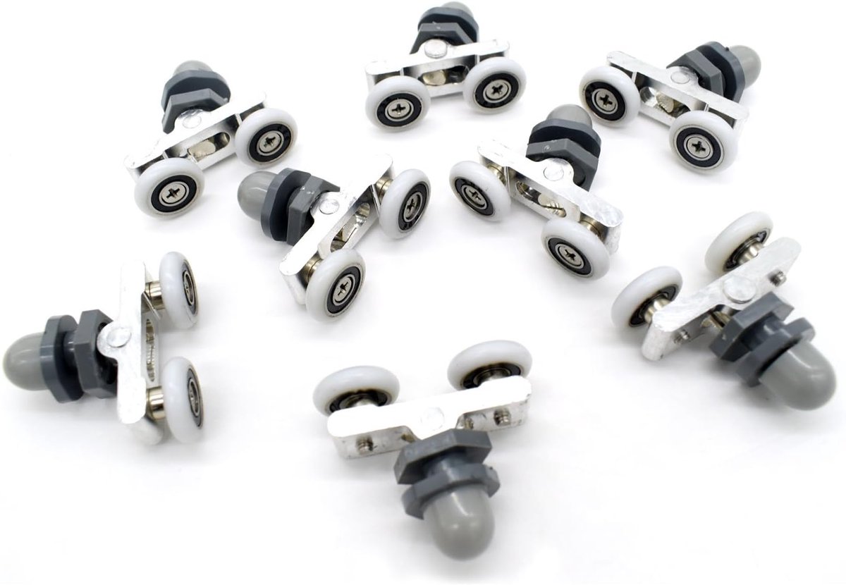 20 mm 5 mm Breedte Wiel Partialiteit Pulley Douche Deur Roller Runner 8 STKS