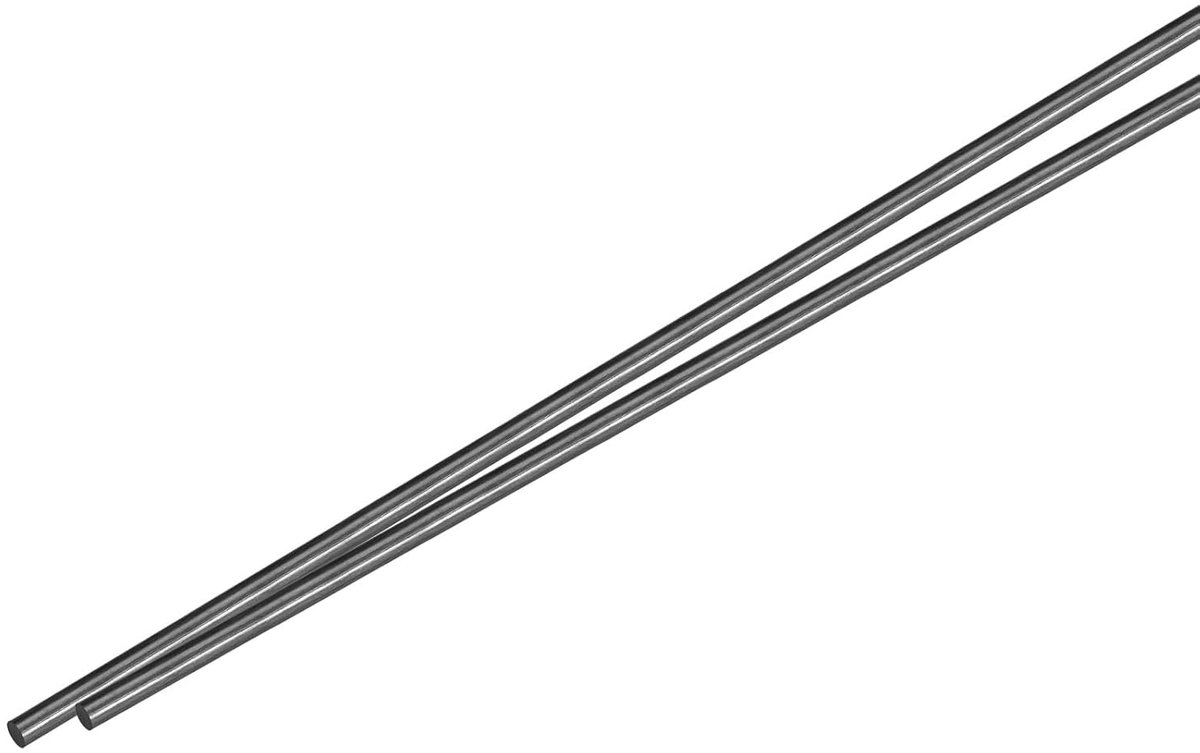 2 stuks koolstofvezel staaf 5 mm x 100 mm voor RC-vliegtuigen, quadcopter buizen