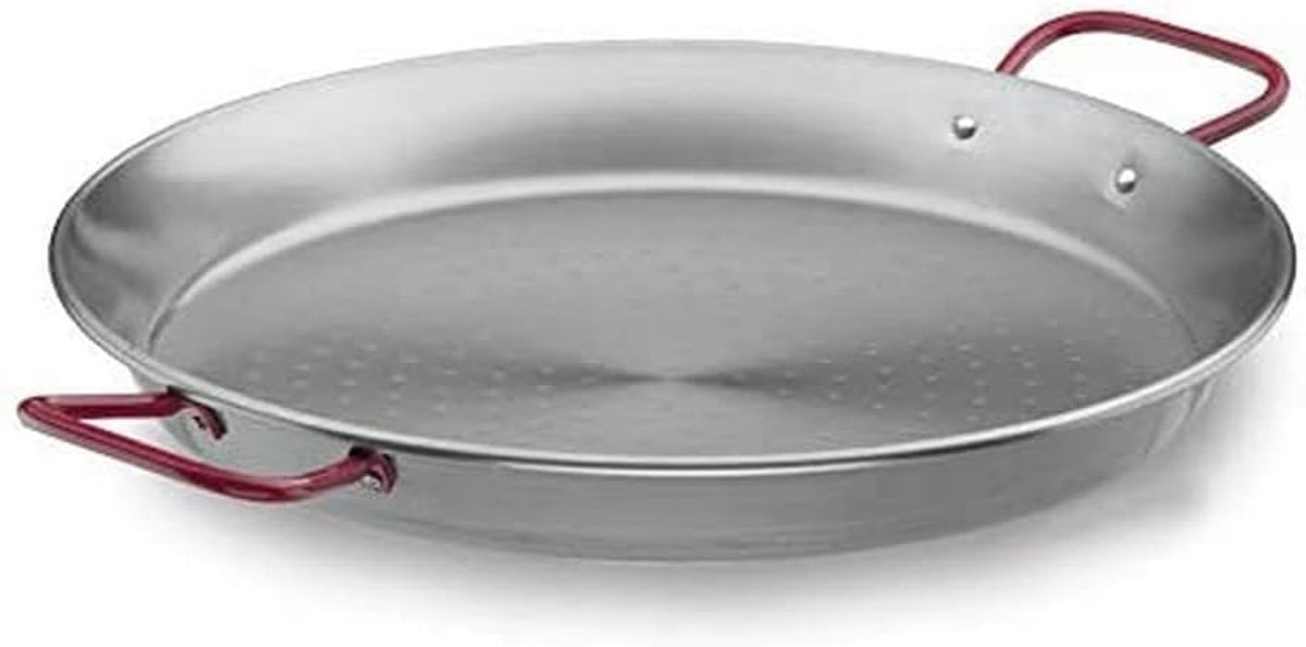 FBA_63633,IJZEREN PAELLA PAN 32 CM.,Zwart