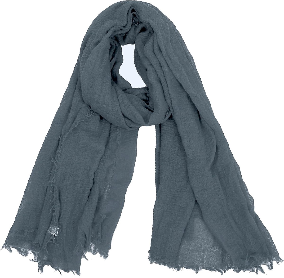 Der Rich ® - Sjaal met gekreukte halsdoek, voor heren en dames