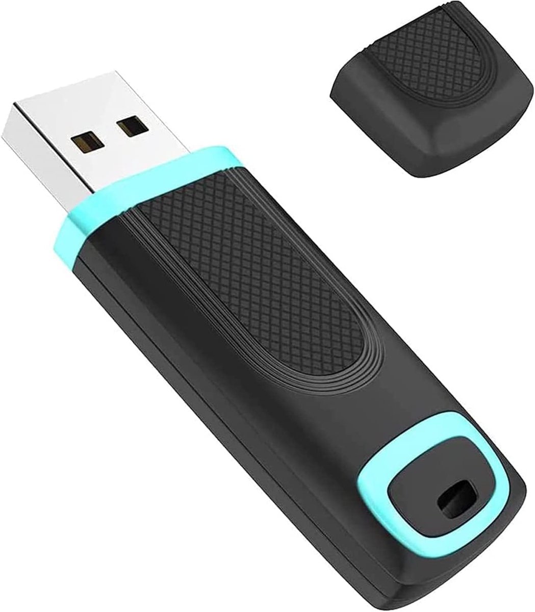 128 GB geheugenstick USB 3.0 flashdrive tot 80 MB/s lezen USB Stick Cap Ontwerp Thumb Drive Pendrive Cyaan